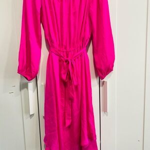Forever 21 Pink Long Sleeve Dress